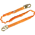 MALTA DYNAMICS - 6’ SINGLE LEG INTERNAL SHOCK ABSORBING LANYARD WITH 2 STEEL SNAP HOOKS