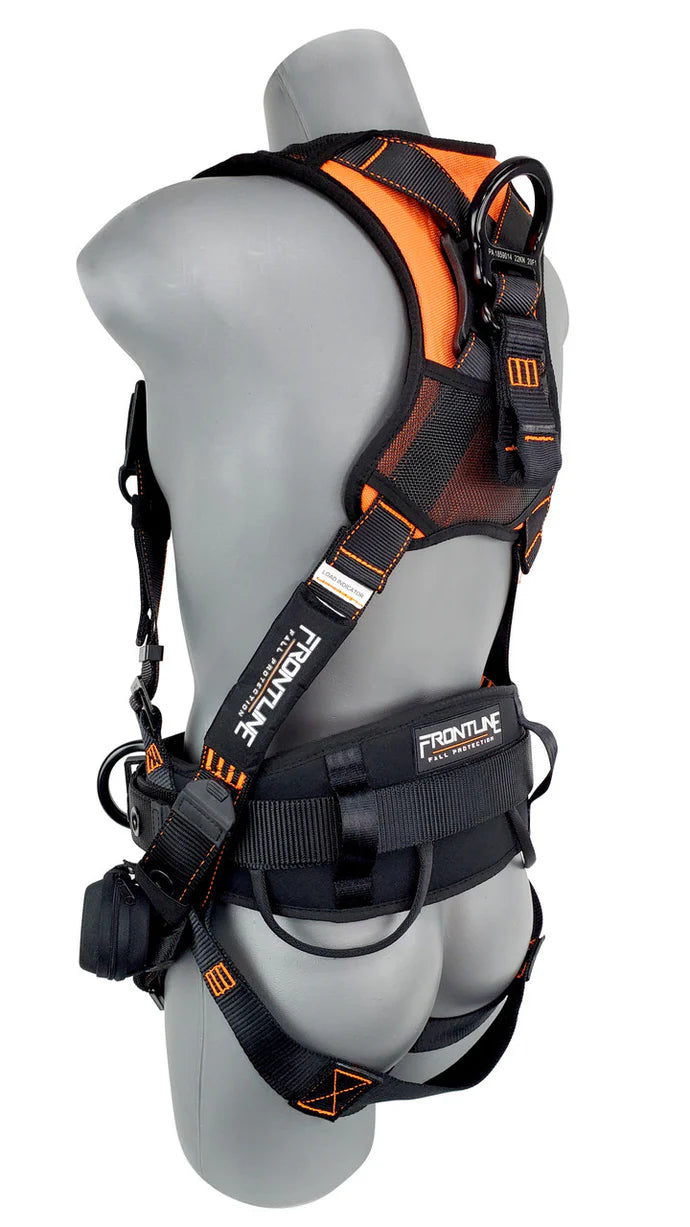 Frontline 110CTB Combat™ Lite Full Body Harness all Aluminum Hardware and Suspension Trauma Straps