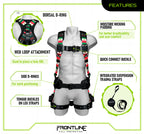 Frontline 110CTB-MX Combat™ Mexican Style Full Body Harness with Aluminum Hardware and Suspension Trauma Straps