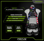 Frontline 110CTB-AM American Style Full Body Harness with Aluminum Hardware and Suspension Trauma Straps